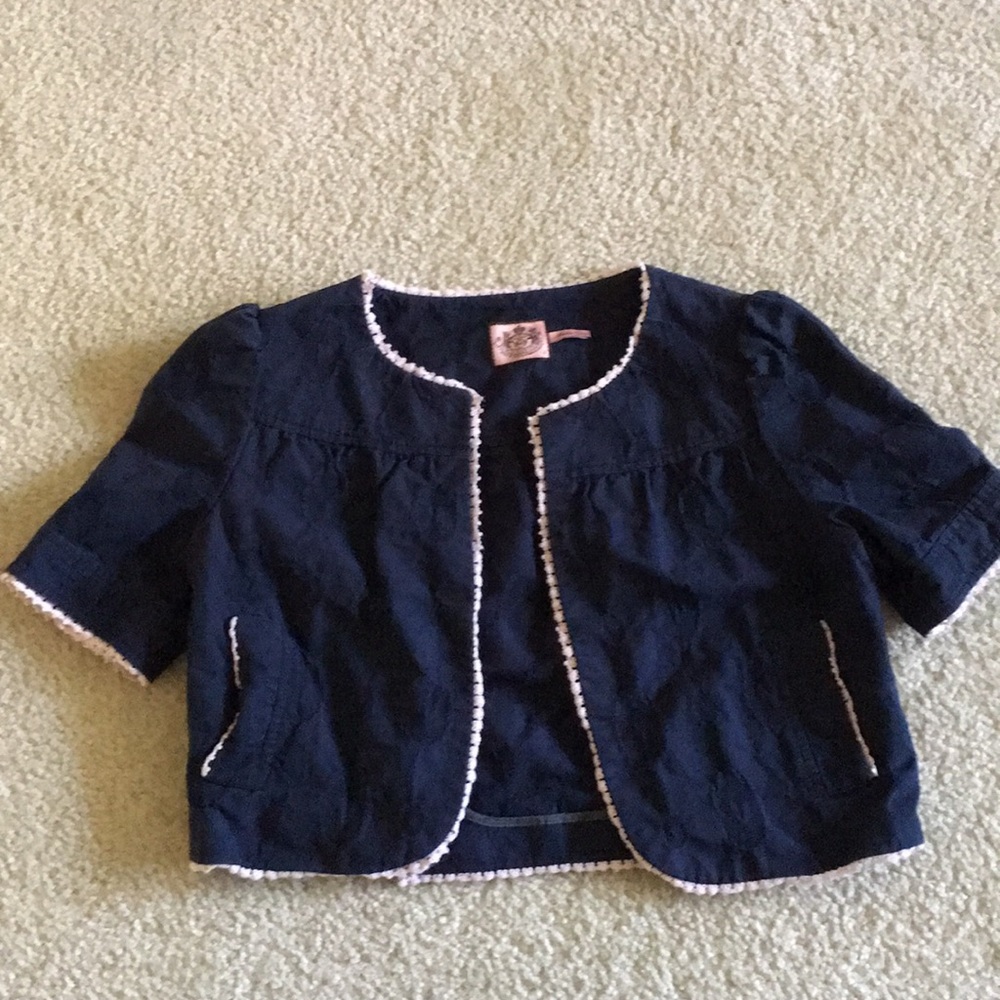 Juicy Couture cropped short sleeve cardigan